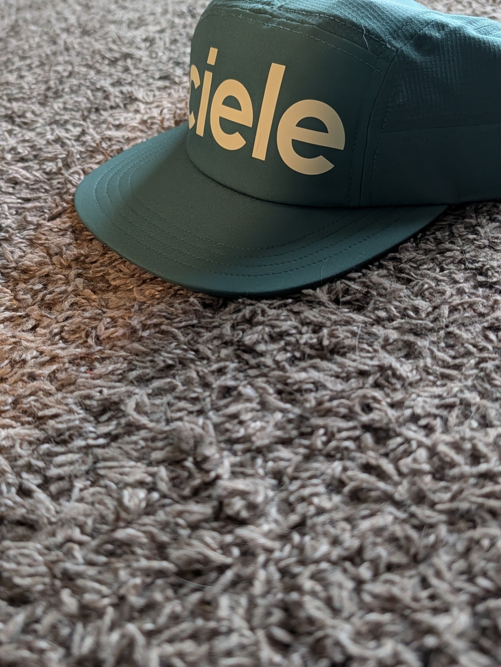 Ciele Teal Five-Panel Running Hat - Men's